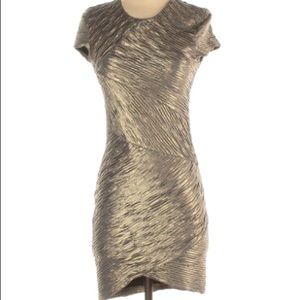 Torn by Ronny Kobo Kaitlyn Metallic Bodycon Mini Dress